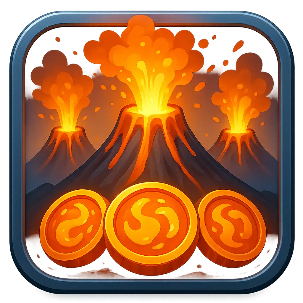 3 Coin Volcanoes slot game thumbnail