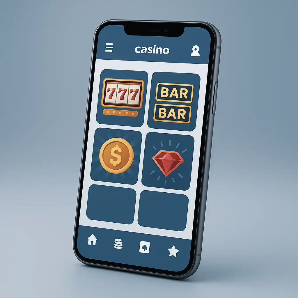 DaytonaSpin Casino mobile app shown on a smartphone screen